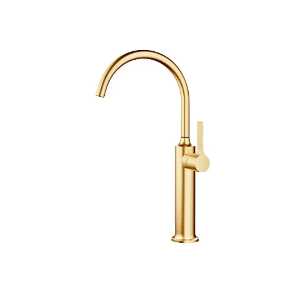 DORNBRACHT Waschtisch-Einhandbatterie mit erhöhtem Standfuß VAIA 33534809 Messing gebürstet (23kt Gold), 33534809-28 Galeriebild 1